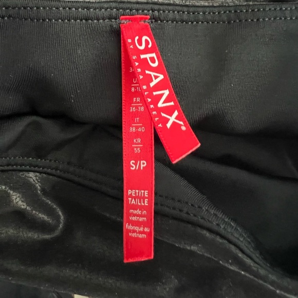 SPANX Faux Leather Leggings High Waisted Black
Small - Picture 8 of 10